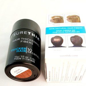 Hair thinning solution Auburn Sure Thik Hair thickness fibers